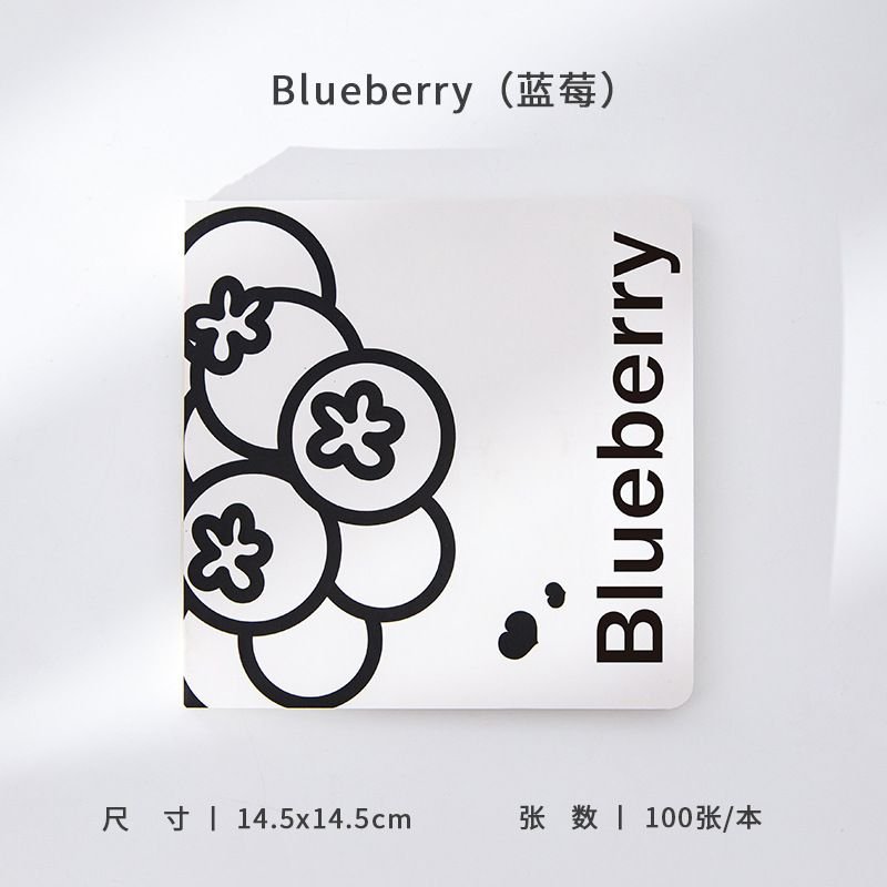 Simple Creative Fruit Pattern Printing Grid Handbook Notepad