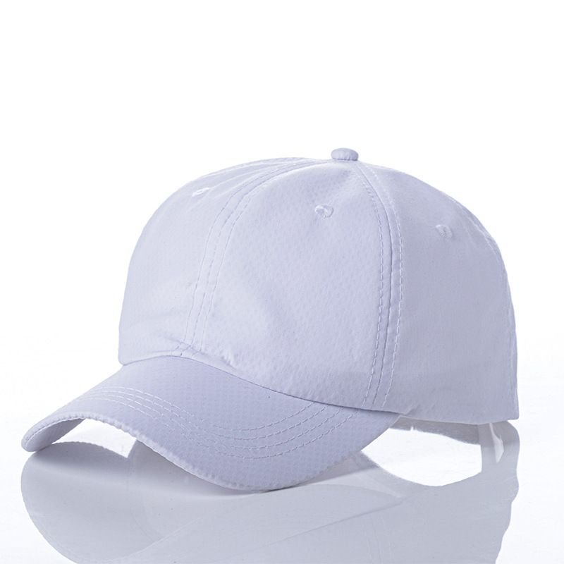 Unisex Solid Color Breathable Quick-Dry Custom Baseball Cap