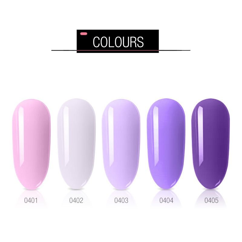YINIKIZ Women Purple Series Removable Light Therapy Nail Oil Glue