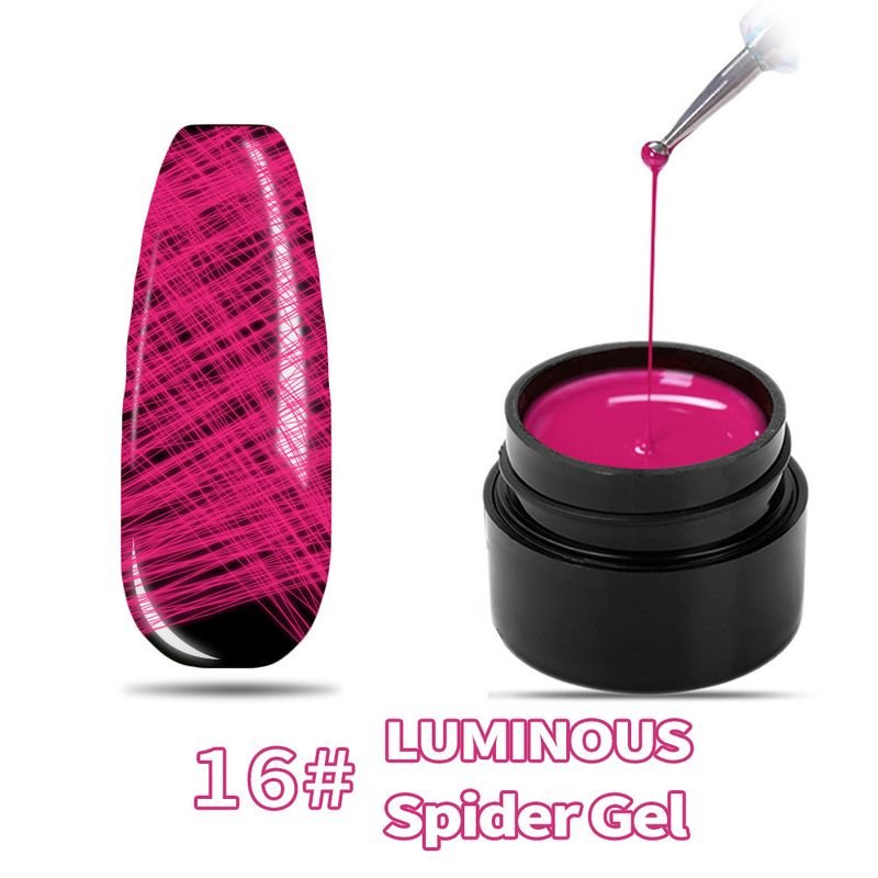 Women'S Luminous Nail Art Painted Elastic Brushed Glue