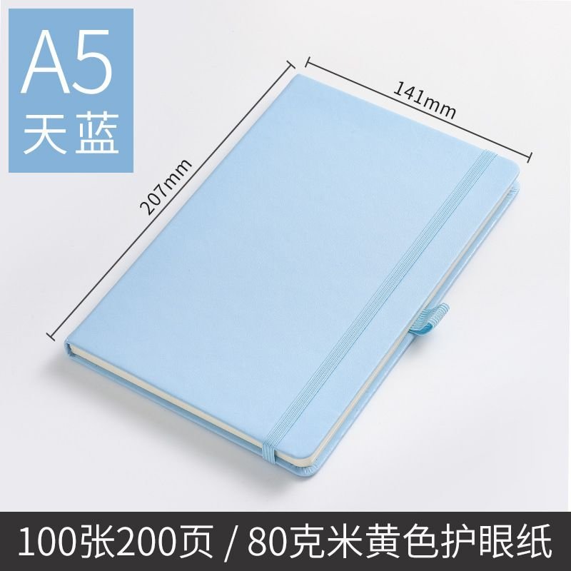 A5 Strap Notebook Elastic Band Small Fresh Notepad Office Stationery Diary Notebook Students