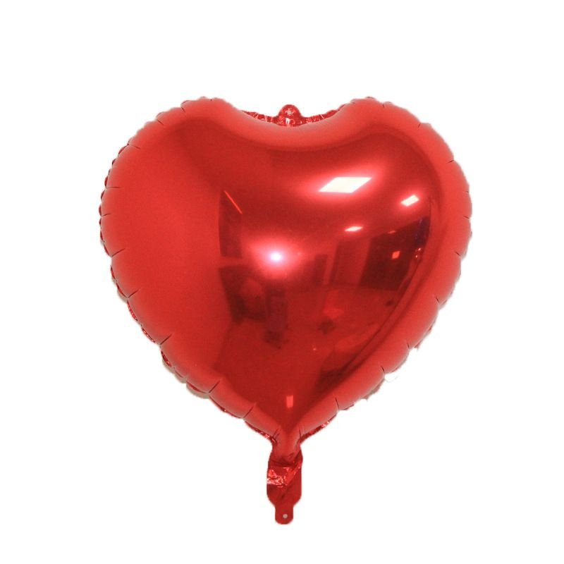 10-Inch Valentine'S Day Love Heart Aluminum Film Balloon