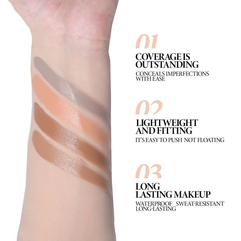 Maffick Women Simple Brightening Long-Lasting Natural Concealer Plate